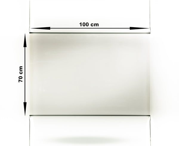 Hustenniesschutz - Banner 100cm x 70cm aus Hart-PVC-Folie 0,3mm - Metallwarenfabrik Simon